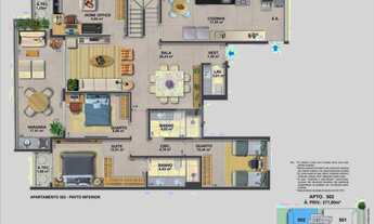 Imagem: Apartamento Duplex à venda, 271 m² por