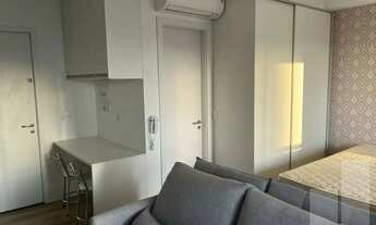 Imagem 5: Studio moderno com mobília, varanda e 1 vaga, próximo ao Metrô em prédio com lazer - Barra