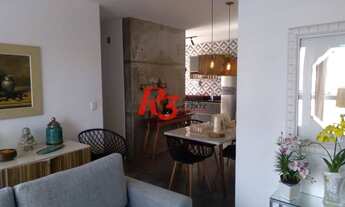 Imagem 5: Apartamento para venda com 76 metros quadrados com 2 quartos em Embaré - Santos - SP