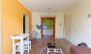 Imagem 5: Apartamento 1 quarto, mobiliado, ar condicionado, de frente, sol da manhã no Menino Deus