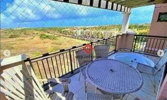 Imagem 5: Cobertura com 3 suítes para alugar, 136 m² por R$ 6.777/mês - Porto das Dunas - Aquiraz/CE