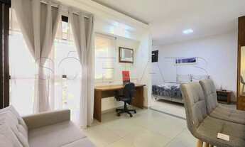 Imagem: Flat totalmente equipado no Q.I, com 1 dormitório