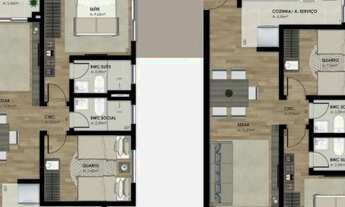 Imagem 4: Apartamento de 2 quartos com sacada no Fazenda Velha