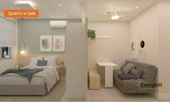 Imagem: Flat com 1 dormitório à venda, 30 m²