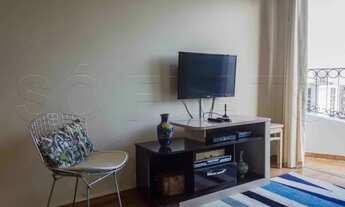 Imagem 5: Flat Saint Thomas, icônico no bairro do Jardim Paulista estilo clássico cozinha completa