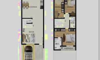 Imagem: Sobrados Parque das Nações - SA - 90 m²