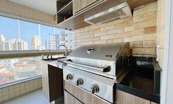 Imagem 2: Apartamento MOBILIADO, DECORADO E PLANEJADO COM 3 SUÍTES - VISTA MAR E CHURRASQUEIRA NA SA