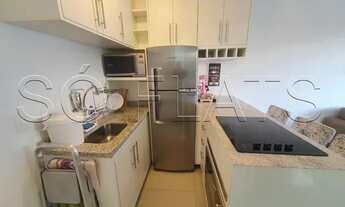 Imagem 7: Flat Choice Panamby mobiliado com 35m² para locação próximo da Av. Hebe Camargo