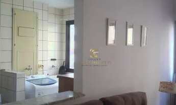 Imagem 2: Apartamento com 1 dormitório para alugar, 46 m² por R$ 2.810,00/mês - Jardim Aquarius - Sã