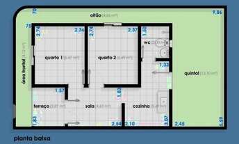 Imagem 2: Casa na Brasília Teimosa, 2 Qts com quintal