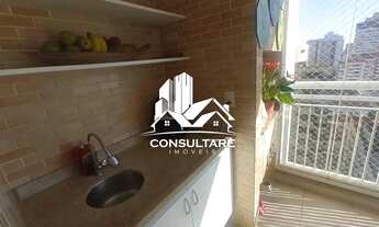 Imagem 3: Apartamento de Alto Padrão com 3 Suítes e Sacada Gourmet no Gonzaga Santos