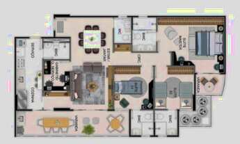 Imagem 3: Apartamento '' Porto Farol, a poucos minutos da Praia. tem 3 Suíte , Torre Única