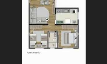 Imagem 6: Apartamento para aluguel com 47 metros quadrados com 2 quartos - Jardim Amércia - Bhte MG