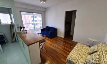 Imagem 2: Apartamento com 1 dormitório para alugar, 50 m² por R$ 5.700,00/ano - Brooklin - São Paulo