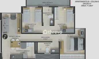 Imagem: Apartamento à venda, 71 m² por R$ 912.180,00