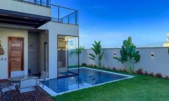 Imagem 2: Casa na cidade alpha Ceará, porteira fechada, sauna, projetada e mobiliada, poente, lazer