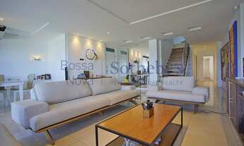 Imagem 6: Cobertura imponente com vista eterna do mar e do Morro dois Irmãos