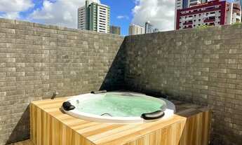 Imagem 2: Cobertura duplex pronta com Hidromassagem privativa em Miramar. Muito próximo à Epitácio P