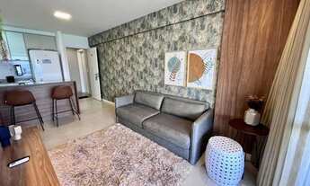 Imagem 4: Apartamento mobiliado 1/4 aluguel na Barra, vista mar, próximo ao circuito