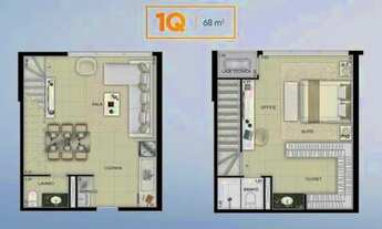 Imagem 7: Apartamento para aluguel com 69 metros quadrados com 1 quarto em Setor Bueno - Goiânia - G