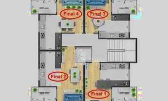 Imagem 4: Apartamento com 02 quartos e 01 vaga no Jardim Paulista, Campina Grande do Sul