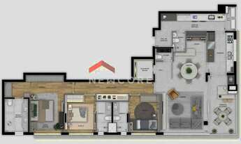 Imagem 3: Apartamento em Rua Dona Alice Tibiriçá - Bigorrilho - Curitiba/PR