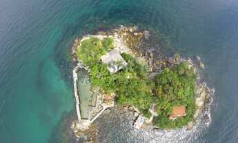 Imagem 2: Ilha com decoração rústica