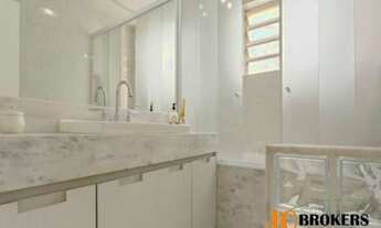 Imagem 7: Apartamento com 103 m² de área útil,completamente reformado, 2 quartos, 1 escritório, 2 ba