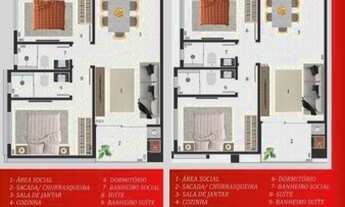 Imagem 2: Apartamento para Venda em Florianópolis, Ingleses Norte, 2 dormitórios, 1 suíte, 2 banheir