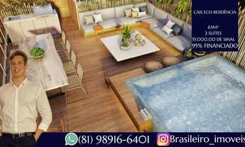 Imagem 2: Condições imperdíveis no Cais Eco Residência com apenas 35 mil de sinal e 95% Financiado