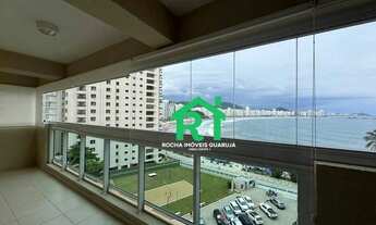Imagem 3: Apartamento frente mar com varanda gourmet e lazer completo Praia das Astúrias, Guarujá