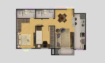 Imagem 6: APARTAMENTO com 3 dormitórios à venda com 107.07m² por R$ 448.125,00 no bairro Cajuru - CU
