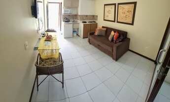 Imagem 6: Flat beira mar com vista lateral e edificio com solário e piscina- Araça