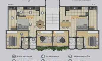 Imagem 3: Apartamento com 2 dormitórios à venda, 70 m² por R$ 370.000,00 - Recantos dos Fernandes