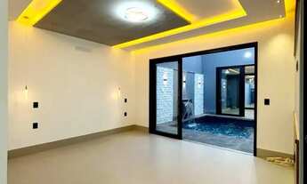 Imagem 5: EXCLUSIVIDADE, DESIGN E CONFORTO NO SETOR TRÊS MARIAS GOIÂNIA/GO Casa térrea de alto pa