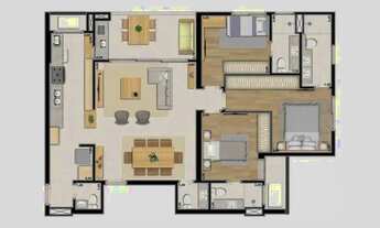 Imagem 5: Excelente apartamento com 3 dormitórios em andar baixo - Vivendas