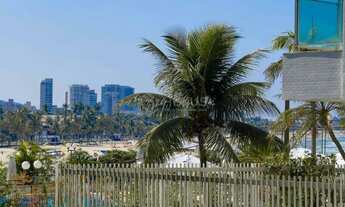 Imagem 2: Apartamento com varanda e vista mar na beira mar da Praia das Pitangueiras, Guaruja