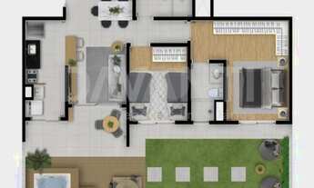 Imagem 6: Apartamento - Parque Rural Fazenda Santa Cândida - Campinas