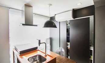 Imagem 2: 01 dormitório semi mobiliado na Rua Florida 103 - Cidade Monções