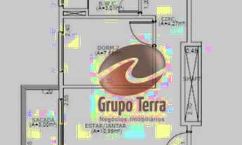 Imagem 5: Apartamento com 2 dormitórios à venda, 54 m² por R$ 304.740 - Monte Castelo - São José dos