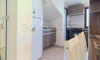 Imagem 5: Cobertura na região central de Higienópolis disponível para locação com 98m² e 1 dorm