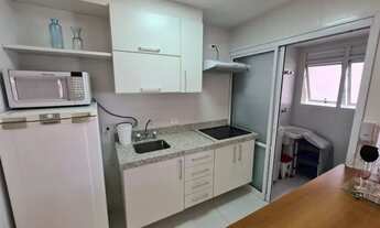 Imagem 3: Apartamento com 1 dormitório para alugar, 50 m² por R$ 5.700,00/ano - Brooklin - São Paulo
