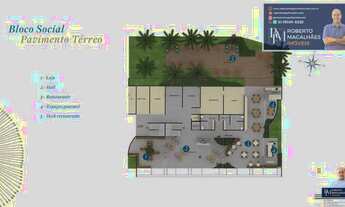 Imagem 4: BEACHCLASS CARNEIROS MARINE - 1 QUARTOS - GARDEN TERREO 54,18 M²
