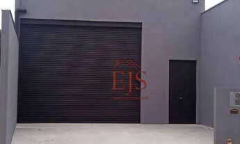 Imagem 6: Galpão com 160 m², porta automática com 5 metros de largura e 5 metros de altura para loca