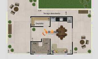 Imagem 4: Sobrado Triplex novo 3 quartos 1 suíte, 172 m² no bairro Hauer