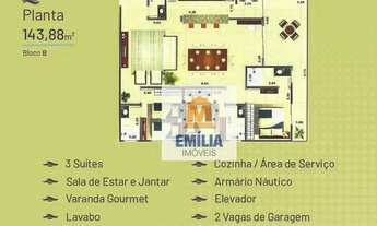 Imagem 2: Apartamento com 3 dormitórios à venda, 143 m² por R$ 1.800.000 - Praia Grande - Ubatuba/SP