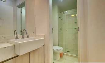 Imagem 3: Condomínio HUB, andar alto, apartamento bem mobiliado para locação