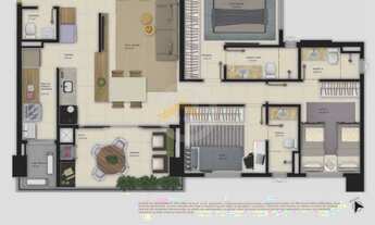 Imagem 2: Blume apartments, pronto p/morar, 3 suítes, 112 metros, varanda gourmet com churrasqueira