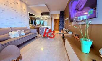 Imagem 4: Apartamento com 3 dormitórios para alugar, 118 m² por R$ 9.000,00/mês - Boqueirão - Santos