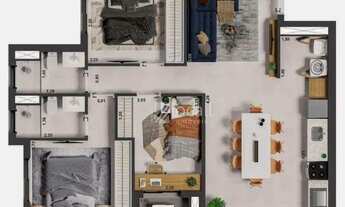 Imagem 4: LANÇAMENTO Meet - Apartamentos de 48,07m², 67,50m² e 78,52m²